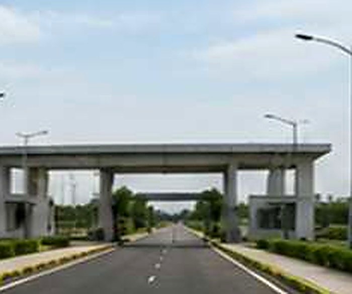 External road and site development works