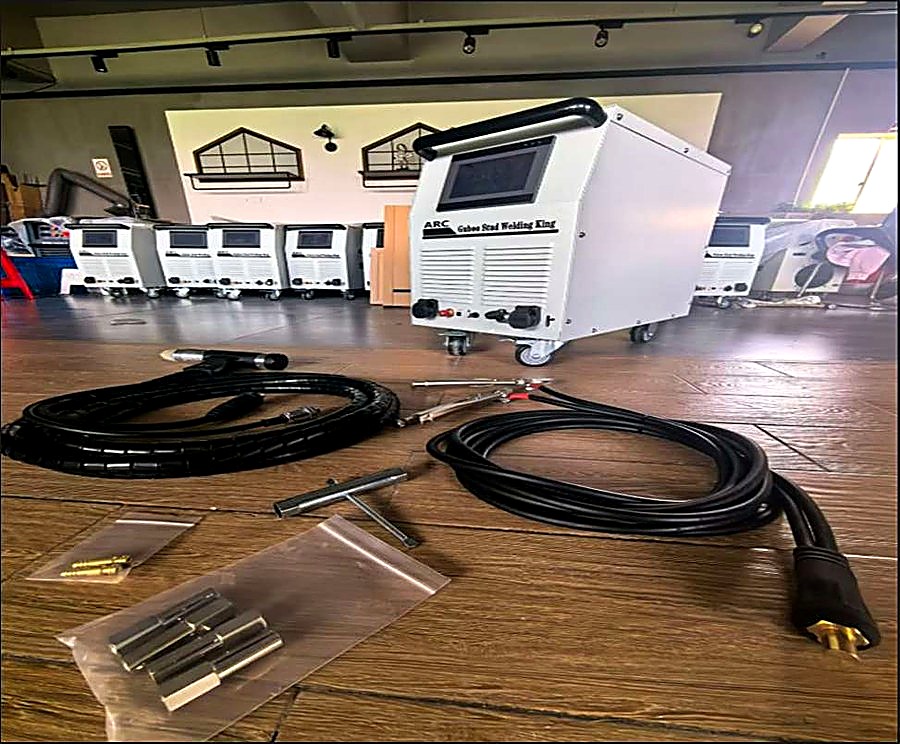 Capacitor discharge stud welding equipment